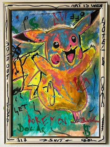 David Harianna (1978) - Pikachu Dollar (Art is War) - Opera