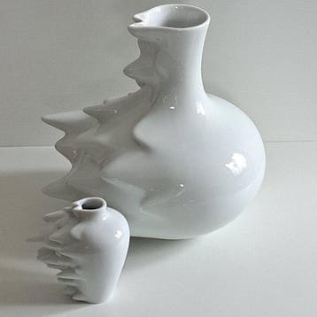 Rosenthal - Céderic Ragot - Vase (2) - Rapide - Porcelaine -, Antiek en Kunst