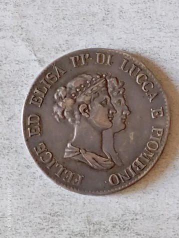 Italie, Principauté de Lucques et Piombino Elisa Bonaparte &