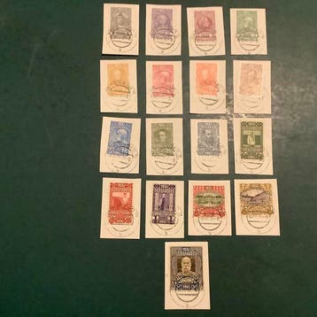 Oostenrijk 1910 - Jubileumreeks met centrale stempels, Postzegels en Munten, Postzegels | Europa | Oostenrijk, Gestempeld