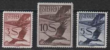 Autriche 1925 - Émission de courrier aérien - Michel, Postzegels en Munten, Gestempeld