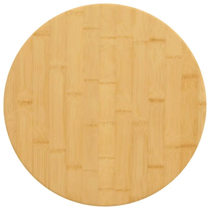 vidaXL Tafelblad Ø 50x1,5 cm bamboe, Huis en Inrichting, Tafelonderdelen, Nieuw, Verzenden