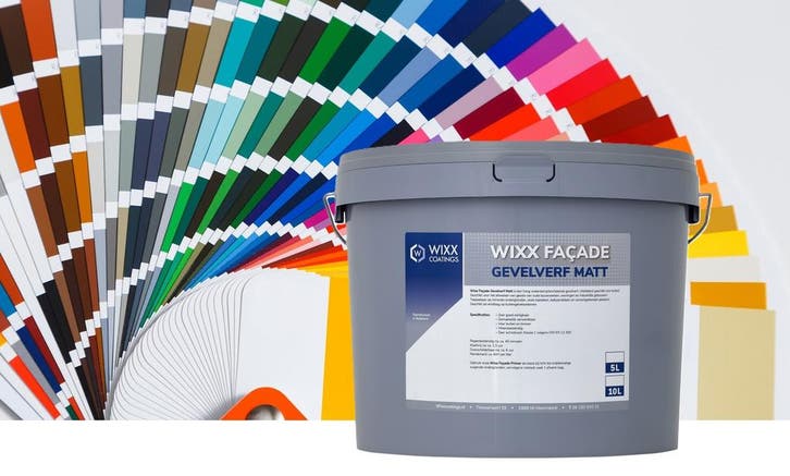 Wixx Façade Gevelverf Matt 5L, Doe-het-zelf en Bouw, Verf, Beits en Lak, Nieuw, Verzenden