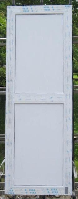 pvc raam , chassis , kader , paneel  75 x 214 wit, Kunststof, Minder dan 75 cm, Raamkozijn, Nieuw