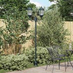 vidaXL Tuin Lamp Vintage geborsteld groen 68 x 20 x 235 cm, Verzenden