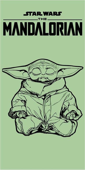 Star Wars The Mandalorian Grogu The Child Strandlaken 140 x, Ophalen of Verzenden
