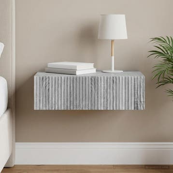 vidaXL Wandgemonteerde Zijtafel 59 x 34,5 x 17 cm Bewerkt, Verzenden