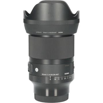 Tweedehands Sigma 35mm f/1.4 DG DN Art Sony E CM6222, Ophalen of Verzenden, Gebruikt, Overige typen
