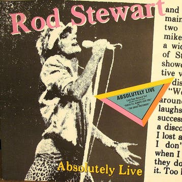 Rod Stewart - Absolutely Live, Verzenden