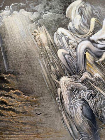 Salvador Dali (1904-1989) - Ange Surrealiste