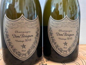 2013 Dom Pérignon - Champagne Brut - 2 Bouteilles (0,75 L), Nieuw