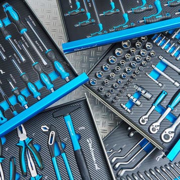 Datona Gereedschapsset 297-delig in carbon look softmodules, Ophalen of Verzenden, Nieuw