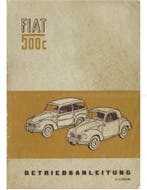 1953 FIAT 500 C INSTRUCTIEBOEKJE DUITS