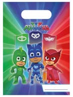 Pj Masks Uitdeelzakjes 23cm 6st, Verzenden, Nieuw