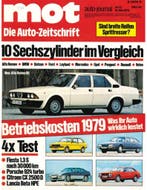 1979 MOT AUTO JOURNAL MAGAZINE 10 DUITS, Ophalen of Verzenden