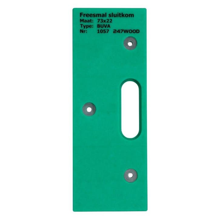 247WOOD Freesmal sluitplaat 73x22, Doe-het-zelf en Bouw, Overige Doe-Het-Zelf en Bouw, Nieuw