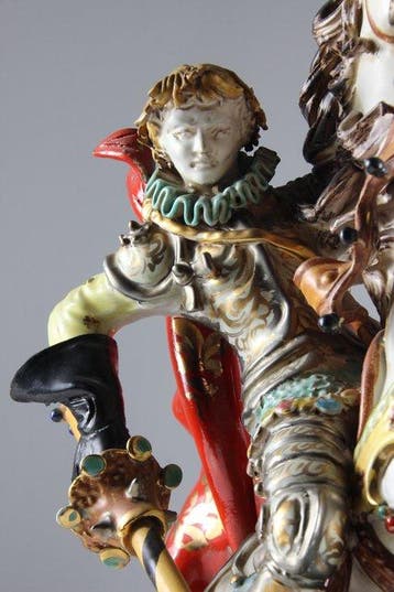 Atelier Prof. E. Pattarino - Beeld, Saint George slaying the