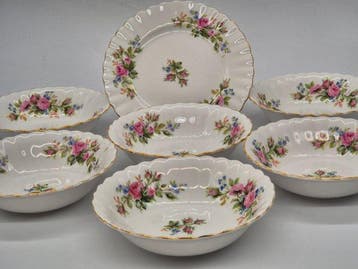Schotel (7) - Royal Albert – Schalen-Set – Bone China, Antiquités & Art