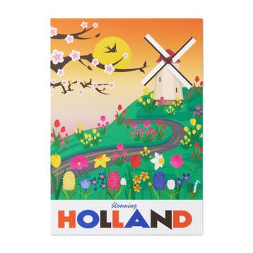 A6 postcard Holland flower garden Keukenhof, Divers, Ophalen of Verzenden