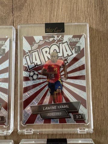 Wild Card Lamine Yamal /2, /3 Numbered parallel - 4 Card -, Nieuw