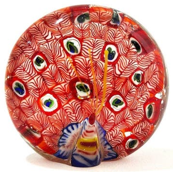 Presse-papier - Murano-glas Millefiori – Zeldzaam decor