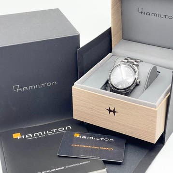 Hamilton - Jazzmaster Seaview - H37511131 - Homme -, Handtassen en Accessoires, Horloges | Heren, Nieuw