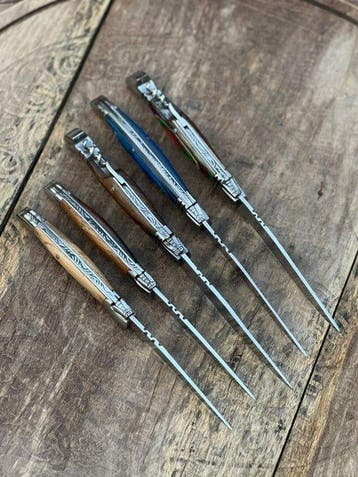 Keukenmes - Kitchen knife set - Laguiole Bougna Met Bee