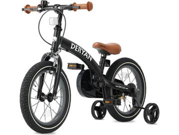 Deryan Luxe Kinderfiets 12 inch - 3-in-1 - Verstelbaar zadel, Verzenden