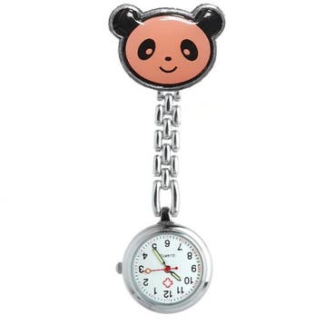 Fako - Verpleegstershorloge - Panda - Roze, Verzenden