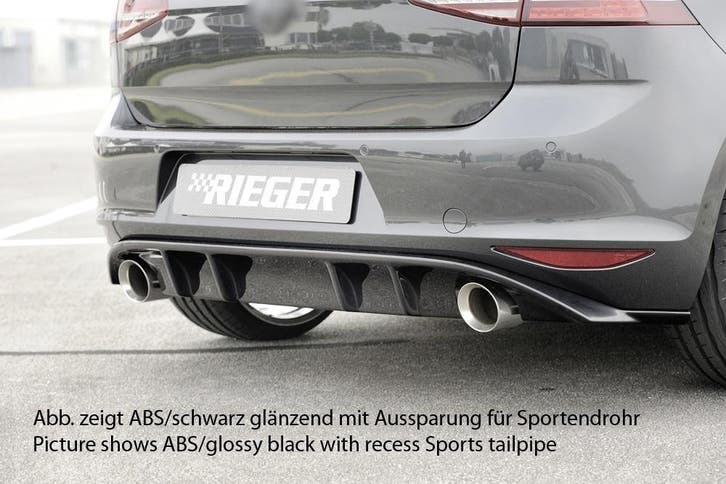 Facelift GTI Look Diffuser voor Volkswagen Golf 7, Auto diversen, Tuning en Styling, Ophalen of Verzenden