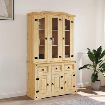 vidaXL Hoge kast Corona 112x43x191,5 cm Mexicaans grenenhout, Verzenden, Nieuw