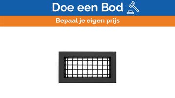 Bieden: Marine Ventilation Grille Black Finish, Ophalen of Verzenden