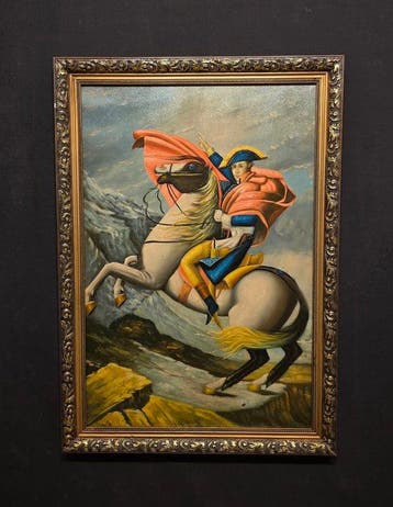 Scuola europea (XX), da Jacques-Louis David - Napoleone