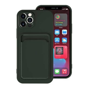 iPhone SE (2020) Kaarthouder Hoesje - Wallet Card Slot Cover, Verzenden, Nieuw