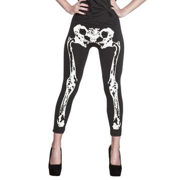 Halloween Legging Skelet, Verzenden, Nieuw