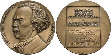 Bronze-medaille 1986 Musik Paderewski, Ignaz Jan 1860-194..., Timbres & Monnaies, Pièces & Médailles, Verzenden