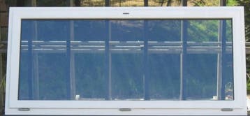 pvc raam , kipraam , chassis 197 x 93 wit / kiezelgrijs, Ophalen of Verzenden, Raamkozijn