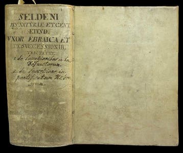 Joannis Seldeni [John Selden] - De jure naturali et gentium