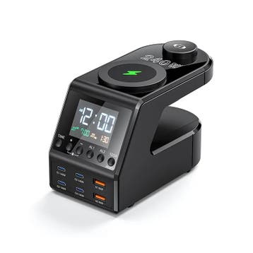 DrPhone GaNForce3 240W 10-in-1 GaN Oplaadstation – 4x USB-C, Verzenden
