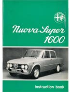 1975 ALFA ROMEO GIULIA NUOVA SUPER 1600 INSTRUCTIEBOEKJE E.., Ophalen of Verzenden