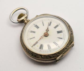 Antique - 800 Silver - pocket watch - 1900-1949, Nieuw