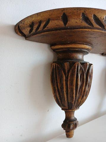 Wandtafel (2) - Hout - goudblad, Antiek en Kunst