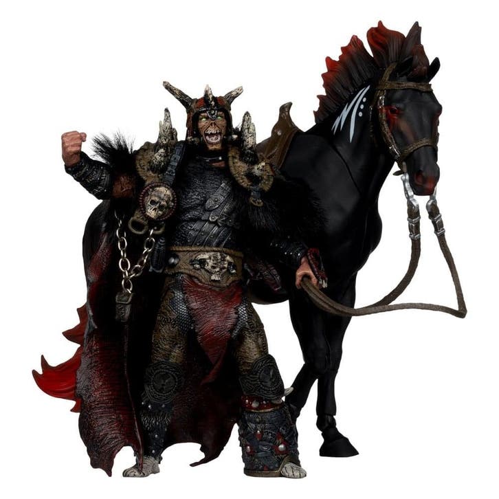 Spawn Action Figure 2-Pack Bloodaxe with Horse (Spawn: The D, Verzamelen, Stripfiguren, Nieuw, Ophalen of Verzenden