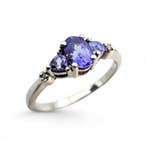 Sans prix de réserve - Bague Argent - Tanzanite (Certifiée)