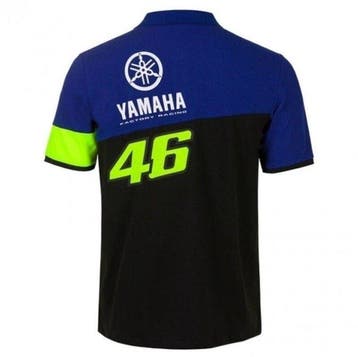 VR46 Official Valentino Rossi Mens Racing Polo Blue XL -, Collections