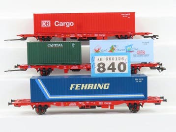 Märklin H0 - 34090/Uit set 37091 - Wagon de marchandises, Nieuw