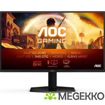AOC G4 25G42E 25  Full HD 180Hz Gaming Monitor, Verzenden, Nieuw