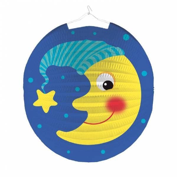 Maan Lampion 25cm, Hobby en Vrije tijd, Feestartikelen, Nieuw, Verzenden