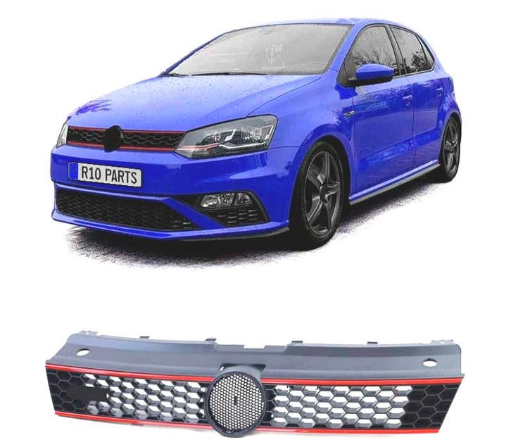 CALANDRE VOLKSWAGEN VW POLO 6R 6C 09-17 LOOK GTI, Autos : Pièces & Accessoires, Carrosserie & Tôlerie, Envoi