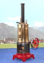 Moteur à vapeur - Bing staande stoommachine - Laiton, Acier
